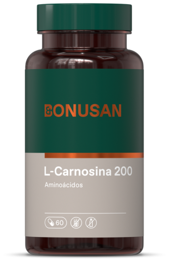 Bonusan L-Carnosine 200 Mg 60 Capsules
