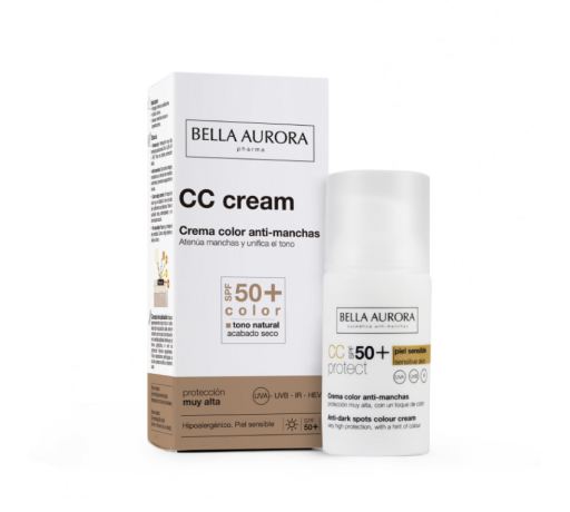 CC Cream Anti-Dark Spots Sensitive Skin SPF 50+ 30 ml