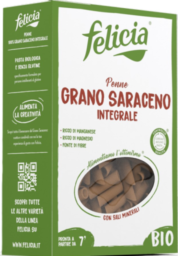 Whole Buckwheat Penne Pasta 250 gr