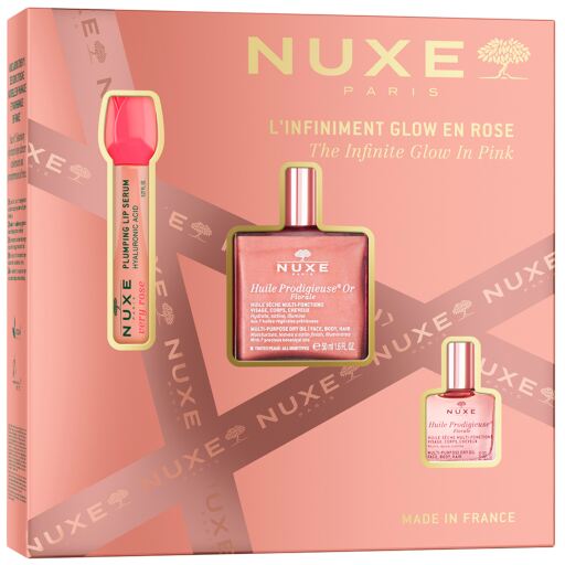Nuxe L'Infiniment Glow Box in Rose 3 Pieces